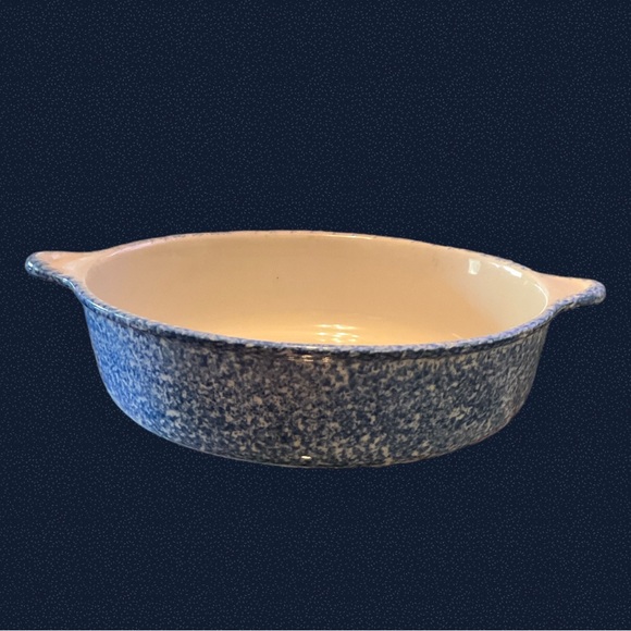 Ultra Rare 1970s Los Angeles Pottery Hand Painted Rooster 10” Casserole Dish - Picture 2 of 3